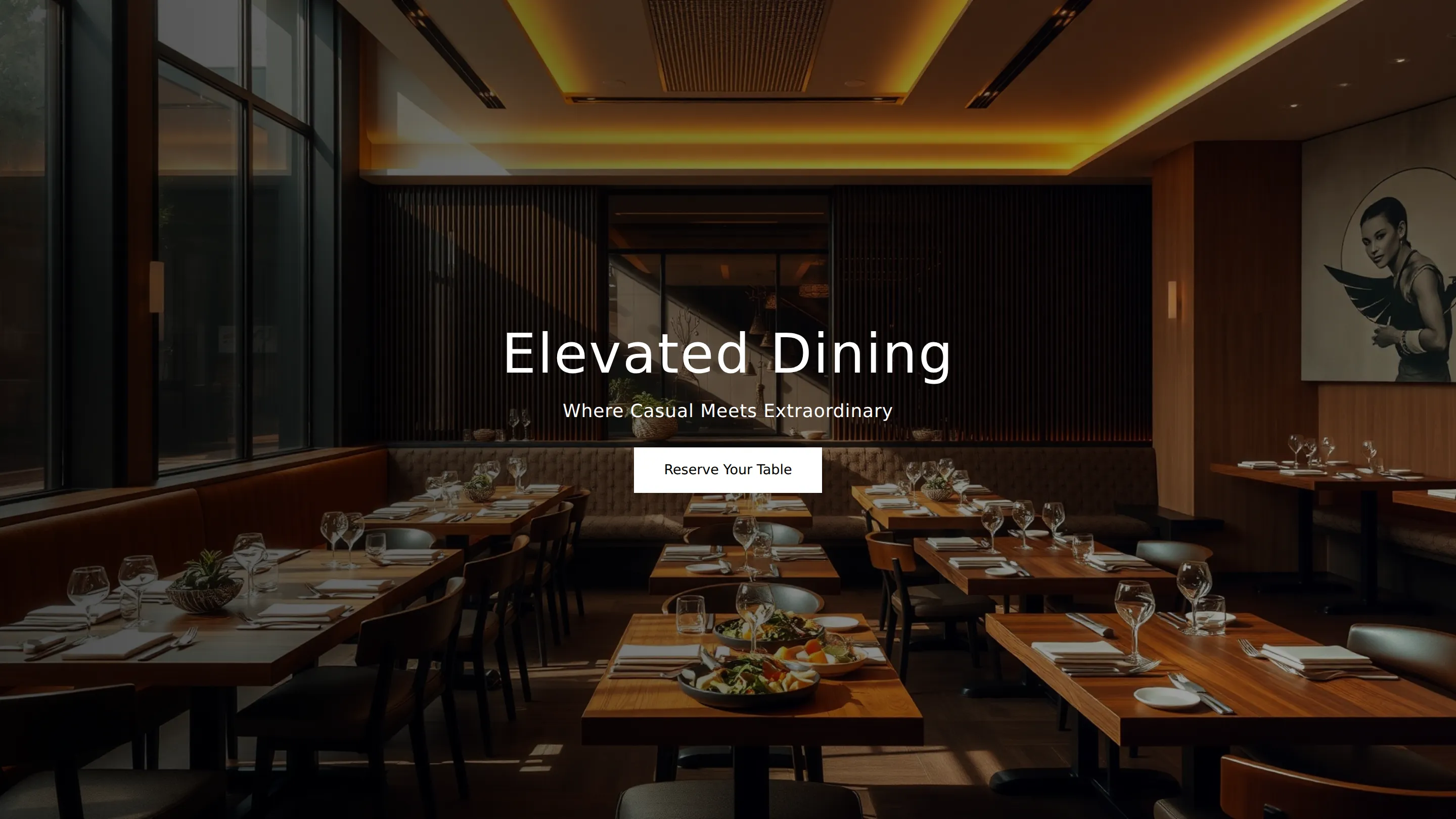 High-End Casual Catering Experience