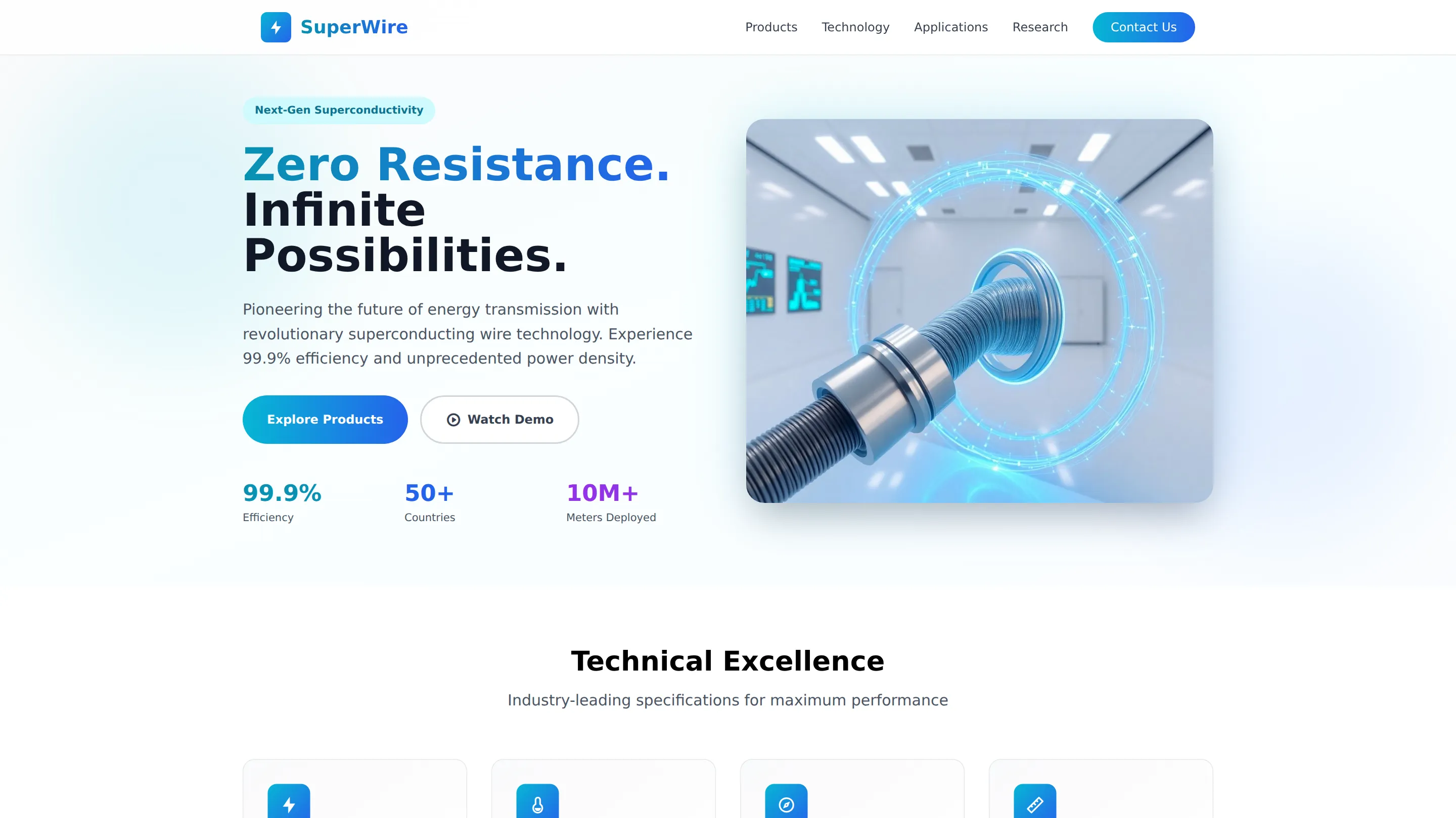 Superconducting Wire Tech